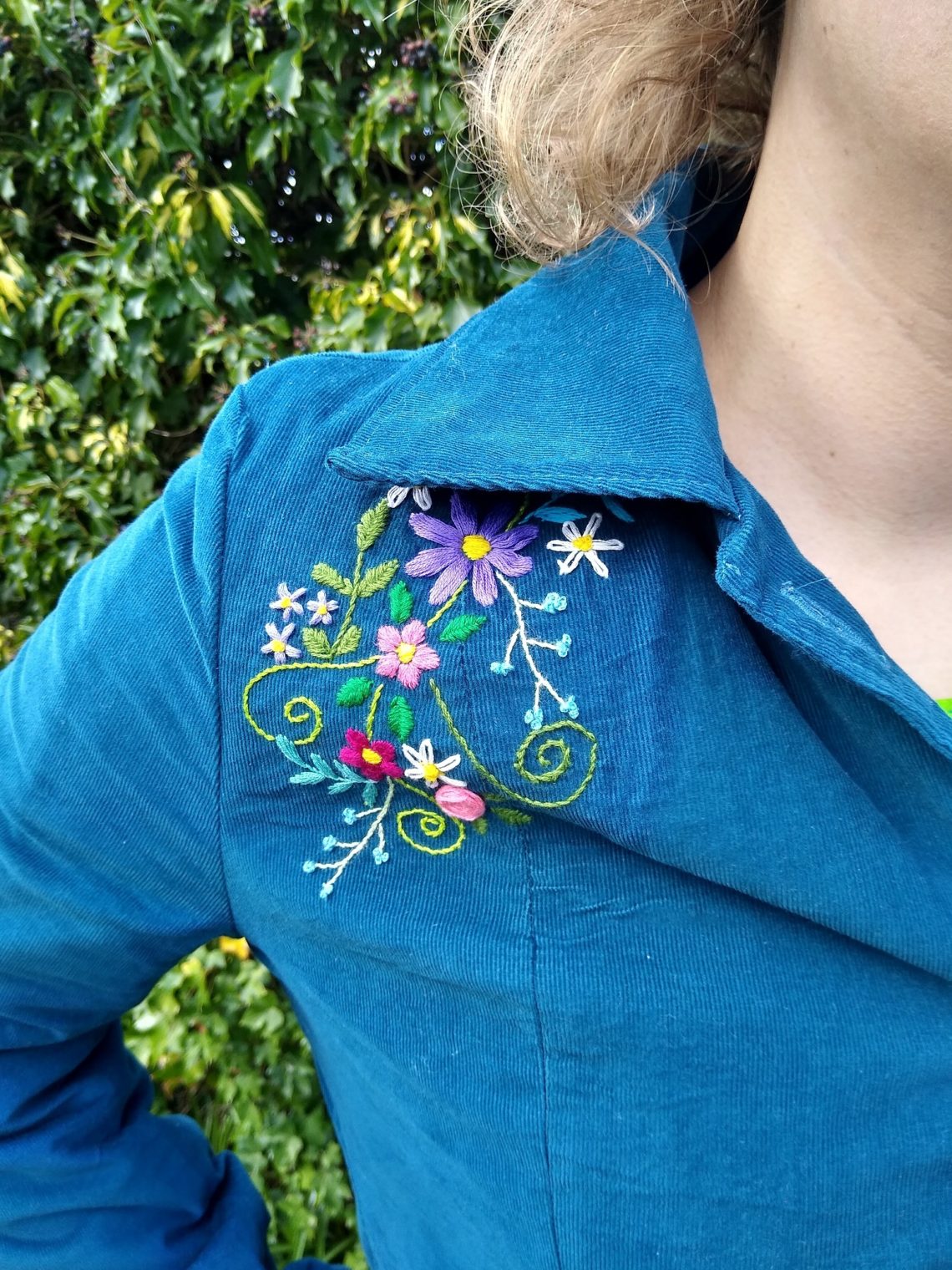 muur vertalen stimuleren Jas met borduursels – embroidery on a coat