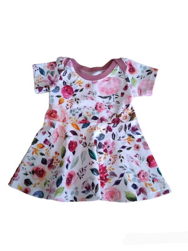 Jurkje met bloemen maat 68