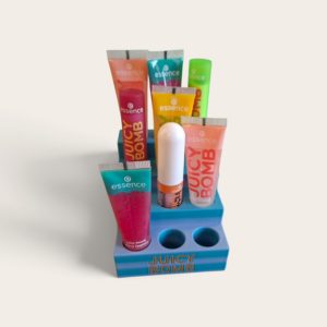 Juicy bomb houder voor lipgloss van Essence of andere make-up soorten
